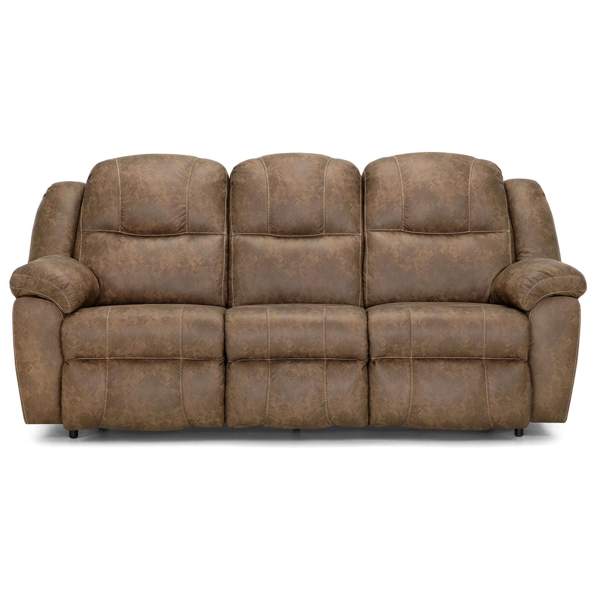 Franklin Victory Reclining Sofa with Pillow Arms Lagniappe Home Store